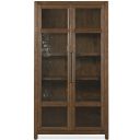 Driftwood Display Cabinet In Medium Wood
