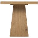 Driftwood End Table In Light Wood