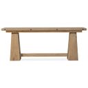Driftwood Flip-Top Console Table In Light Wood