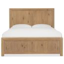 Driftwood Queen Panel Bed In Light Wood