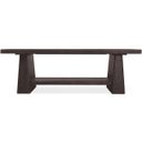 Driftwood Rectangle Cocktail Table In Burnt Timber