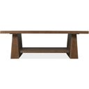 Driftwood Rectangle Cocktail Table In Medium Wood