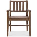 Driftwood Splatback Arm Chair In Saddle