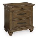 Drojan Drawer NightStand In Medium Brown