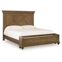 Drojan King Panel Storage Bed In Medium Brown