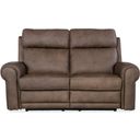 The appearance of Duncan Power Loveseat with Power Headrest and Lumbar In Dark Brown designed by Hooker in the traditional interior design. This dark brown piece of furniture was selected by 1StopBedrooms from SS Collection to add a touch of cosiness and style into your home. Sku: SS635-PHZL2-088. Material: Leather.