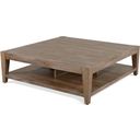 The appearance of Durango Cocktail Table In Light Brown designed by Sunny Designs in the coastal interior design. This weathered brown piece of furniture  was selected by 1StopBedrooms from Durango Collection to add a touch of cosiness and style into your home. Sku: 3162WB-C. Material: Solid Wood.