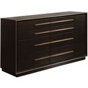 The appearance of Durango 8-drawer Dresser Smoked Peppercorn designed by Coaster in the modern / contemporary interior design. This peppercorn piece of furniture  was selected by 1StopBedrooms from Durango Collection to add a touch of cosiness and style into your home. Sku: 223263. Material: Wood.