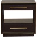 The appearance of Durango 2-drawer Nightstand Smoked Peppercorn designed by Coaster in the modern / contemporary interior design. This peppercorn piece of furniture  was selected by 1StopBedrooms from Durango Collection to add a touch of cosiness and style into your home. Sku: 223262. Material: Wood.