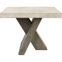 The appearance of Durant End Table In Distressed Gray designed by Classic Home in the transitional interior design. This distressed gray piece of furniture  was selected by 1StopBedrooms from Durant Collection to add a touch of cosiness and style into your home. Sku: 51030950. Material: Reclaimed Pine.
