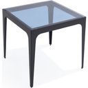 The appearance of Dynasty Ocean Blue Glass Top End Table designed by Bellini Modern Living in the modern / contemporary interior design. This black and blue piece of furniture  was selected by 1StopBedrooms from Dynasty Collection to add a touch of cosiness and style into your home. Sku: Dynasty ET BLU. Material: Glass.