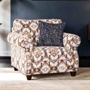 The appearance of Earley Accent Chair In Light Gray designed by Furniture of America in the transitional interior design. This light gray piece of furniture was selected by 1StopBedrooms from Earley Collection to add a touch of cosiness and style into your home. Sku: FM61009WH-CH-PT. Material: Fabric.