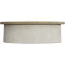 The appearance of Easley Cocktail Table In Beige and Tan designed by Bernhardt in the modern / contemporary interior design. This beige/tan piece of furniture  was selected by 1StopBedrooms from Easley Collection to add a touch of cosiness and style into your home. Sku: 563013. Material: Resin.