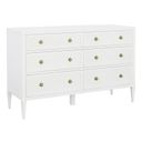 The appearance of East Camden Dresser In Pearl designed by Fairfield Chair in the modern / contemporary interior design. This pearl piece of furniture was selected by 1StopBedrooms from East Camden Collection to add a touch of cosiness and style into your home. Sku: 8098-DC. Material: Poplar Solid.