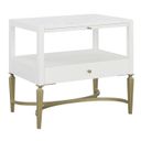 The appearance of East Camden Nightstand In Pearl designed by Fairfield Chair in the modern / contemporary interior design. This pearl piece of furniture was selected by 1StopBedrooms from East Camden Collection to add a touch of cosiness and style into your home. Sku: 8098-SB. Material: Poplar Solid.