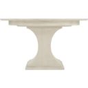 The appearance of East Hampton Round Dining Table designed by Bernhardt in the traditional interior design. This cerused linen piece of furniture was selected by 1StopBedrooms from East Hampton Collection to add a touch of cosiness and style into your home. Sku: 395274;395275. Table Top Shape: Round. Size: 54". Material: Ash Veneer.