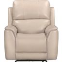 The appearance of Easton Zero Gravity Power Recliner with Headrest and Footrest In Steamboat Quartz designed by Parker House in the transitional interior design. This steamboat quartz piece of furniture was selected by 1StopBedrooms from Easton Collection to add a touch of cosiness and style into your home. Sku: MEAS-812P3Z-STQZ. Material: Top Grain Leather.