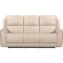 The appearance of Easton Zero Gravity Power Reclining Sofa with Headrest and Footrest In Steamboat Quartz designed by Parker House in the transitional interior design. This steamboat quartz piece of furniture was selected by 1StopBedrooms from Easton Collection to add a touch of cosiness and style into your home. Sku: MEAS-832P3Z-STQZ. Material: Top Grain Leather.