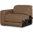 The appearance of EasyMoney Left-Arm Facing Power Recliner In Caramel designed by Signature Design by Ashley in the modern / contemporary interior design. This caramel piece of furniture was selected by 1StopBedrooms from EasyMoney Collection to add a touch of cosiness and style into your home. Sku: NCU1070058. Material: Leather Match.