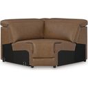 The appearance of EasyMoney Wedge In Caramel designed by Signature Design by Ashley in the modern / contemporary interior design. This caramel piece of furniture was selected by 1StopBedrooms from EasyMoney Collection to add a touch of cosiness and style into your home. Sku: NCU1070077. Material: Leather Match.