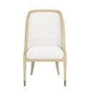 The appearance of Eave Hostess Dining Chair In White designed by A.R.T. in the traditional interior design. This white piece of furniture  was selected by 1StopBedrooms from Eave Collection to add a touch of cosiness and style into your home. Sku: 436200-1825. Material: Fabric.