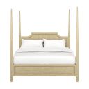 Eave Queen Panel Bed In Sundrenched Oak and Natural Oak