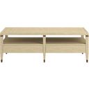 Eave Rectangular Cocktail Table In Sundrenched Oak and Natural Oak