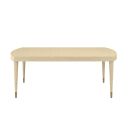 The appearance of Eave Rectangular Dining Table In Sundrenched Oak and Natural Oak designed by A.R.T. in the traditional interior design. This sundrenched oak/natural oak piece of furniture was selected by 1StopBedrooms from Eave Collection to add a touch of cosiness and style into your home. Sku: 436222-1825. Table Top Shape: Rectangular. Size: 44" x 82". Material: Parawood.