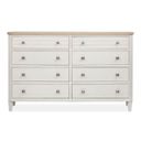 Echo Isles Double Drawer Dresser In Sea Pearl and Driftwood