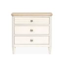Echo Isles Drawer Nightstand In Sea Pearl and Driftwood
