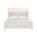 Echo Isles Queen Upholstered Panel Bed In Sea Pearl and Driftwood