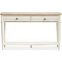 Echo Isles Rectangular Sofa Table In Sea Pearl and Driftwood
