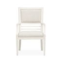 Echo Isles Upholstered Arm Chair Set of 2 In Sea Pearl and Driftwood