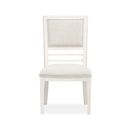 Echo Isles Upholstered Side Chair Set of 2 In Sea Pearl and Driftwood