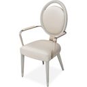 The appearance of Eclipse Arm Chair Set Of 2 In Moonlight designed by Michael Amini in the modern / contemporary interior design. This moonlight piece of furniture was selected by 1StopBedrooms from Eclipse Collection to add a touch of cosiness and style into your home. Sku: KI-ECLP004-135. Material: Wood.