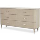 The appearance of Eclipse Dresser In Moonlight designed by Michael Amini in the modern / contemporary interior design. This moonlight piece of furniture  was selected by 1StopBedrooms from Eclipse Collection to add a touch of cosiness and style into your home. Sku: KI-ECLP050-135. Material: Steel.