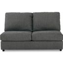 The appearance of Edenfield Armless Loveseat In Charcoal designed by Signature Design by Ashley in the modern / contemporary interior design. This charcoal piece of furniture  was selected by 1StopBedrooms from Edenfield Collection to add a touch of cosiness and style into your home. Sku: 2900334. Material: Fabric.