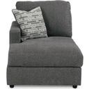 The appearance of Edenfield LAF Corner Chaise In Charcoal designed by Signature Design by Ashley in the modern / contemporary interior design. This charcoal piece of furniture was selected by 1StopBedrooms from Edenfield Collection to add a touch of cosiness and style into your home. Sku: 2900316. Material: Fabric.