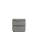 The appearance of Elara Nightstand In Gray designed by Galaxy Home Furnishings in the modern / contemporary interior design. This gray piece of furniture was selected by 1StopBedrooms from Elara Collection to add a touch of cosiness and style into your home. Sku: 601955557511. Material: Solid Wood.
