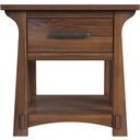 The appearance of Eldora End Table In Saddle Brown designed by A-America in the modern / contemporary interior design. This saddle brown piece of furniture was selected by 1StopBedrooms from Eldora Collection to add a touch of cosiness and style into your home. Sku: ELDSB7010. Material: Mahogany.