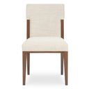 Eleana Dining Chair In Walnut and Beige