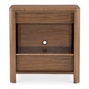 Eleana Two Drawer Nightstand In Walnut