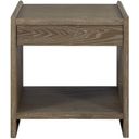 The appearance of Elements End Table In Cocoa designed by Bernell in the transitional interior design. This cocoa piece of furniture was selected by 1StopBedrooms from Elements Collection to add a touch of cosiness and style into your home. Sku: 3162-002. Material: Oak Veneer.