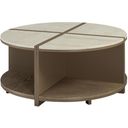 Elements Quarter Bunching Tables In Toffee
