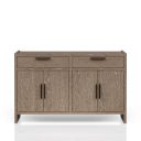 The appearance of Elements Server In Cocoa designed by Bernell in the transitional interior design. This cocoa piece of furniture was selected by 1StopBedrooms from Elements Collection to add a touch of cosiness and style into your home. Sku: 3162-524. Material: Oak Veneer.