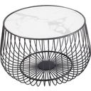 The appearance of Elena White Marble Top Coffee Table designed by Bellini Modern Living in the modern / contemporary interior design. This white and black piece of furniture  was selected by 1StopBedrooms from Elena Collection to add a touch of cosiness and style into your home. Sku: Elena CT. Material: Stainless Steel.