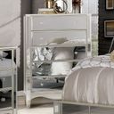 The appearance of Eliora Chest In Silver designed by Furniture of America in the glam interior design. This silver piece of furniture was selected by 1StopBedrooms from Eliora Collection to add a touch of cosiness and style into your home. Sku: FOA7890C. Material: Wood.