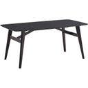 The appearance of Eliora Dining Table In Black designed by ACME in the transitional interior design. This black piece of furniture was selected by 1StopBedrooms from Eliora Collection to add a touch of cosiness and style into your home. Sku: DN02366. Material: Wood. Table Top Shape: Rectangular. Size: 71".