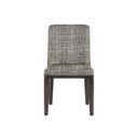 Elisa Dining Chair In Grey Oak and Naya Check Black
