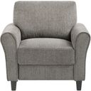 The appearance of Ellery Chair In Gray designed by Homelegance in the transitional interior design. This gray piece of furniture was selected by 1StopBedrooms from Ellery Collection to add a touch of cosiness and style into your home. Sku: 9209NFPT-1. Material: Chenille.